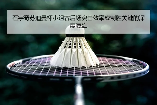 石宇奇苏迪曼杯小组赛后场突击效率成制胜关键的深度复盘 - leyucom